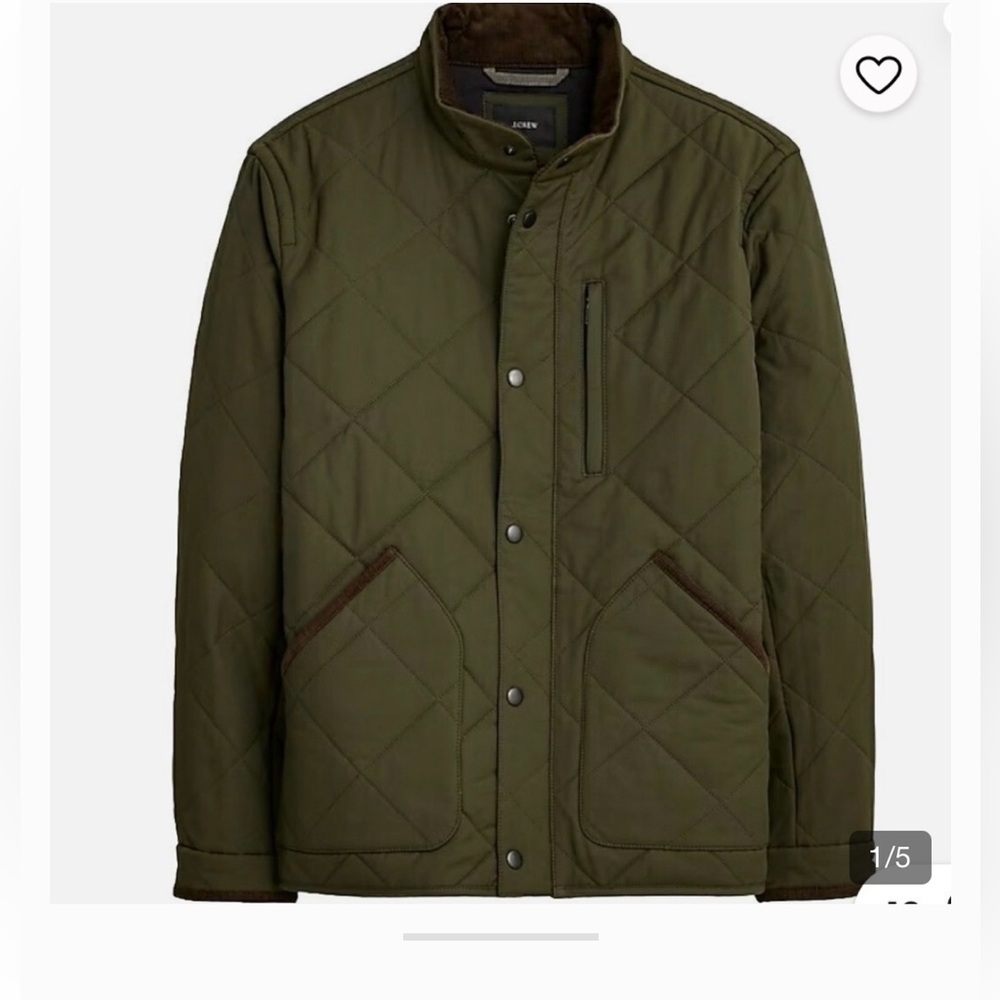 JCrew Men’s Quilted Sussex Jacket